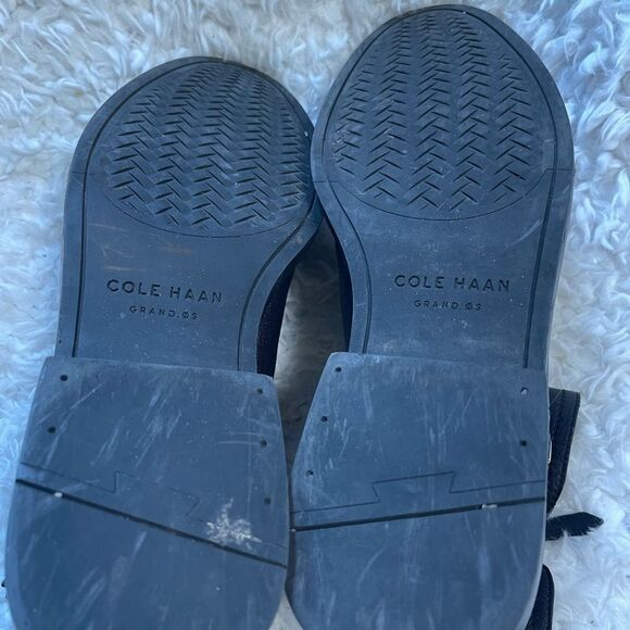 Cole Haan Grand 360 Harrington leather black Slouch Ankle Boot SZ9.5B - Picture 7 of 9